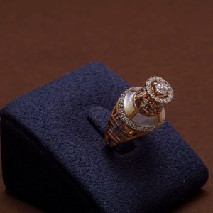 Aiko Rose Gold Solitaire Ring