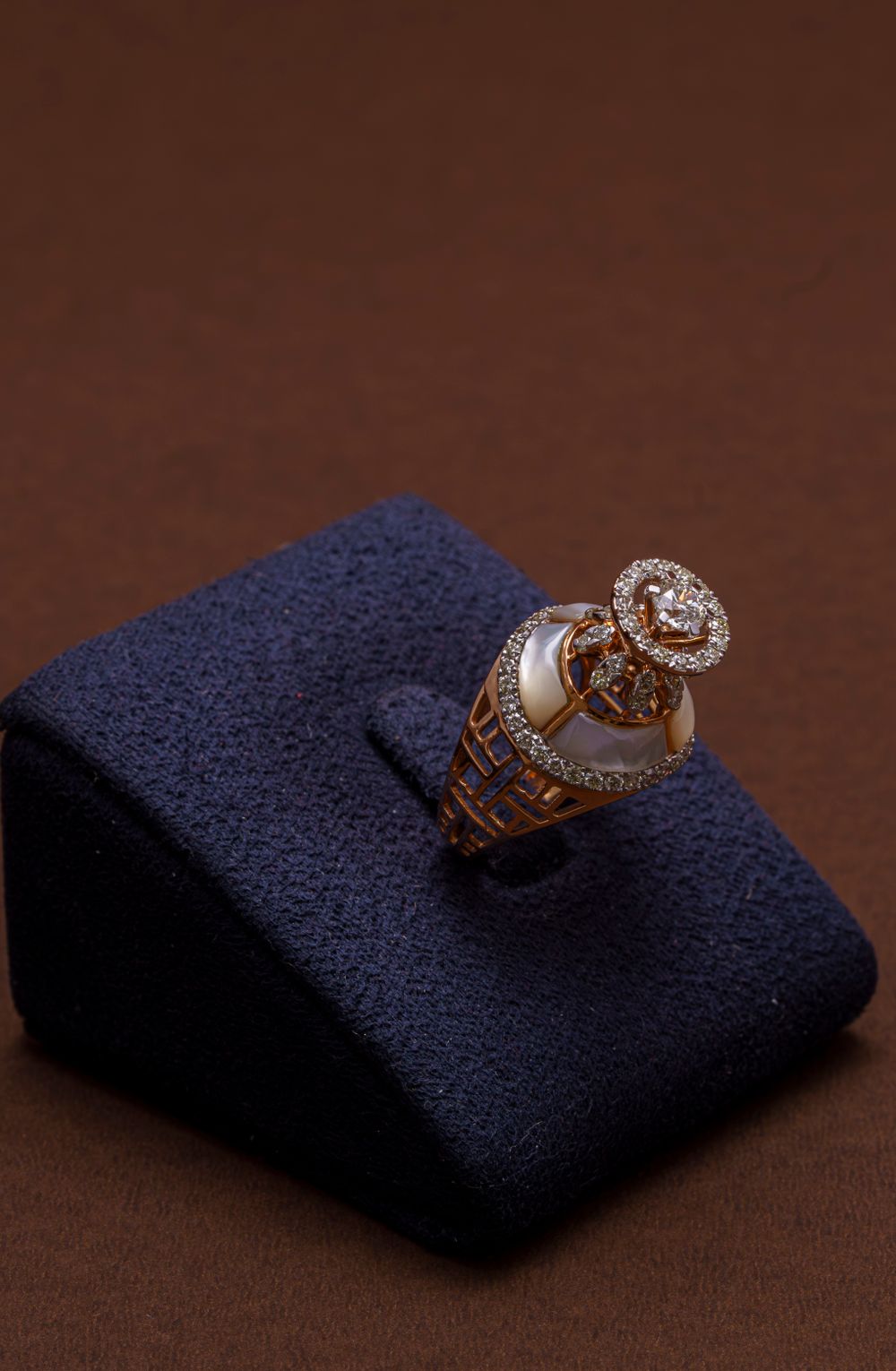 Aiko Rose Gold Solitaire Ring