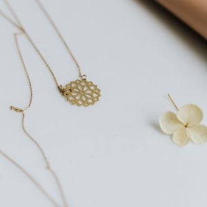 Mira Dainty Disc Necklace
